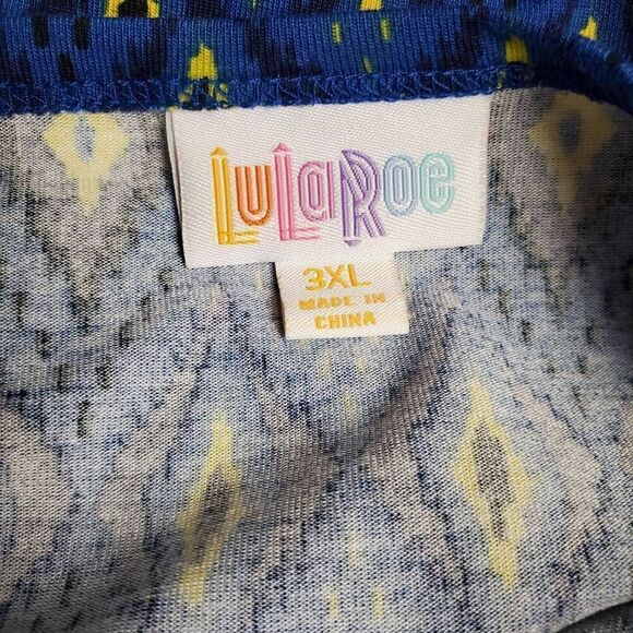 LulaRoe Size 3XL Pattern SS Dress - Picture 5 of 7